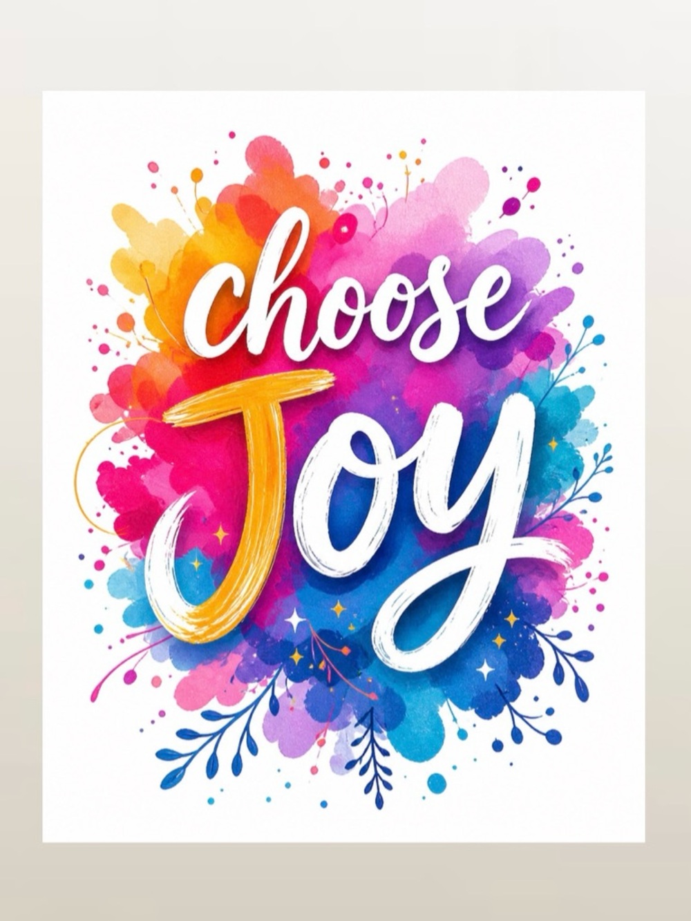 DDS Art Print, 8x10, Bible Verse, Paper Print, Unframed, Bright Series - Picture 2 of 3